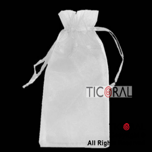 BOLSA BLANCO ORGANZA 25X15CM HS2628-1 x 1